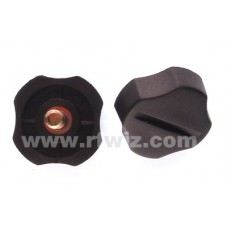 Mid-West KN-4P  -  4mm Plastic Bracket Knobs Side Screws CB Radio Mount Midwest - NOS Mid-West KN-4P  -  4mm Plastic Bracket Knobs Side Screws CB Radio Mount Midwest - NOS
