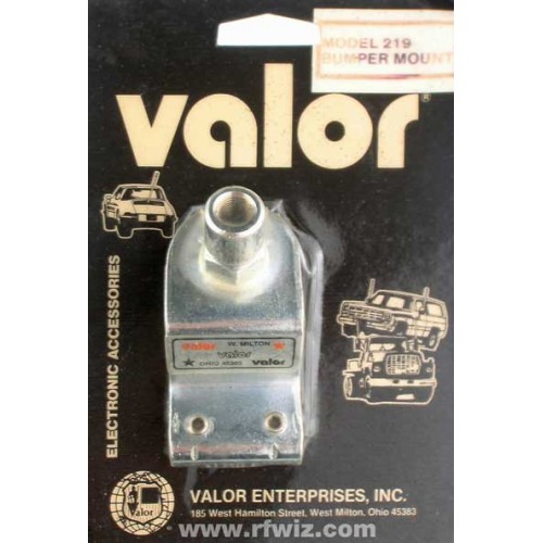 219 Valor Bumper Mount with Lug Type 3/8x24 Stud for 46' CB Antennas NOS