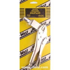 Mid-West C-550 - Quick Release Mount 3/8x24 Stud Vice Grip Type CB Antenna Midwest C550 - NOS Mid-West C-550 - Quick Release Mount 3/8x24 Stud Vice Grip Type CB Antenna Midwest C550 - NOS