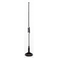 Comtelco A2143B  -  430-490 MHz 26" Open Coil 5/8 over 1/4 Wave 3dBd Mag Mount UHF BLACK Mobile Antenna