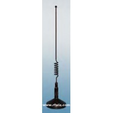 Comtelco A2173B-74  -  698-800 MHz 14" Open Coil 3dBd UHF BLACK Magnet Mount Mobile Antenna