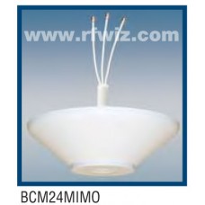 Comtelco BCM24MIMO  - 2.4-2.7 GHz 6" Unity Gain MIMO w/3 12" Teflon® Pigtails Ceiling Antenna
