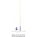 Comtelco MS150XL3-XXX   -  VHF 144-225 MHz 98" 3dBd Gain XL Marine Antenna