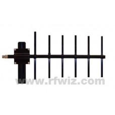 Comtelco Y6636D-370  -  370 -400 MHz UHF 6 Element Yagi 9.5 dBd-20dB F/B 24" Welded Enclosed Feed Beam Antenna