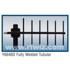 Comtelco Y6646D-A  -  400-460 MHz UHF 6 Element Yagi 9.5 dBd-20dB F/B 24" Welded Enclosed Feed Beam Antenna