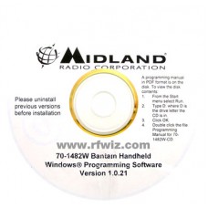 Midland 70-1482W - Bantam Series 70-170B 70-162B Programming Software CD for Windows - NOS Midland 70-1482W - Bantam Series 70-170B 70-162B Programming Software CD for Windows - NOS