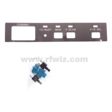 Midland 70-2143 - 70-1342 Series Mobile Radio Front Plate Template Kit - NOS Midland 70-2143 - 70-1342 Series Mobile Radio Front Plate Template Kit - NOS