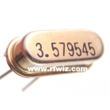 Midland S70128108 - AST-49/U 3.579545 MHz Miniature Crystal for Portable Radios - NOS Midland S70128108 - AST-49/U 3.579545 MHz Miniature Crystal for Portable Radios - NOS