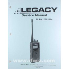Midland 680-100-2010 - Legacy ProLine PL5161 PL5164 Synthesized Portable Radio Service Manual NOS