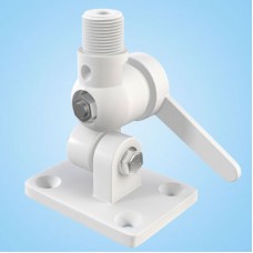Shakespeare 4186-UH - Marine Nylon Adjustable Ratchet Antenna Mount - NOS