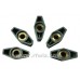 Control Knob -  High Quality U.S. Made Control Knobs w/Brass Insert and 2 Set Screws 5pcs - NOS