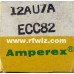12AU7A  -  Amperex Twin Triode Amp ECC82 9-Pin Vintage Miniature Vacuum Tube NOS