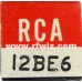 12BE6  -  RCA Heptode Pentagrid 7-Pin Vintage Miniature Vacuum Tube NOS
