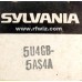 5U4GB  - SYLVANIA Full-Wave Twin Diode Rectiﬁer 8-Pin (5 Used) Vintage Octal Vacuum Tube NOS w/Box 5AS4A