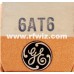 6AT6 - GE Duplex-Diode High-Mu Triode 7-Pin Vintage Miniature Vacuum Tube NOS w/Box