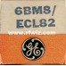 6BM8 - GE Power Pentode Triode 9-Pin Vintage Miniature Vacuum Tube NOS w/Box ECL82
