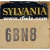 6BN8 - SYLVANIA Twin Diode High-Mu Triode 9-Pin Vintage Miniature Vacuum Tube NOS w/Box