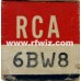 6BW8 - RCA Twin Diode Sharp-Cutoff Pentode 9-Pin Vintage Miniature Vacuum Tube NOS w/Box