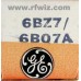 6BZ7 - GE Medium-Mu Twin Triode 9-Pin Vintage Miniature Vacuum Tube NOS w/Box 6BQ7A 6BS8
