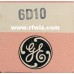 6D10 - GE Compactron Three Triode 12-Pin Vintage Miniature Vacuum Tube NOS w/Box