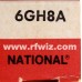 6GH8A  - National Pentode Triode 9-Pin Vintage Miniature Vacuum Tube NOS w/Box