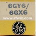 6GY6 - GE Sharp Cut Off Pentode 7-Pin Vintage Miniature Vacuum Tube NOS w/Box 6GX6