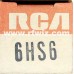 6HS6 - RCA Sharp Cut Off Pentode 7-Pin Vintage Miniature Vacuum Tube NOS w/Box