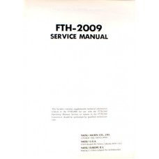 Vertex Standard E2850900 - FTH-2009 VHF Paper Service Manual 136-174 MHz NOS Vertex Standard E2850900 - FTH-2009 VHF Paper Service Manual 136-174 MHz NOS