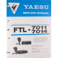Vertex Standard E02589000 - FTL-7011/7014 UHF Service Manual 400-512 MHz (A/D/F) Mobile Radio Pre-Owned
