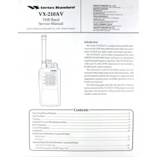 Vertex Standard EC020N900 - VX-210AV VHF Paper Service Manual 148-174 MHz NOS Vertex Standard EC020N900 - VX-210AV VHF Paper Service Manual 148-174 MHz NOS