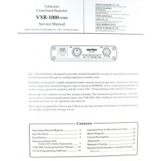 Vertex Standard E13719000 - VXR-1000 VHF Vehicular Repeater Paper Service Manual 150-174 MHz NOS
